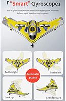 EPT 2.4G 2CH Télécommande B2 Delta Wing Planeur Avion EPP Mousse Matériau LED Lumières RC Avion Jouet