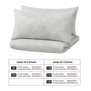 Set Copripiumino con Cerniera e Federe in 100% Poliestere con Motivo Floreale, Morbido e Traspirante per un Sonno Confortevole, Uso Domestico - Product Image 5
