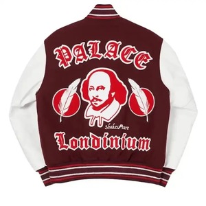 2025 Vintage hiver automne hommes haute qualité toile cuir Baseball veste fabricant personnalisé Stand Varsity Letterman Style - Product Image 5