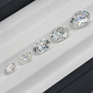 Venta al por mayor GIA IGI certificado DEF blanco forma ovalada CVD HPHT brillante corte laboratorio creado suelto VVS VS cultivado laboratorio diamantes cultivados - Product Image 1