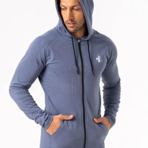 Venta al por mayor de calidad de los hombres 100% algodón polar con capucha logotipo personalizado PULLOVER francés Terry de gran tamaño de invierno bolsillo con capucha sólido - Product Image 1