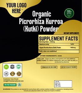 Poudre biologique de haute qualité Picrorhiza Kurroa Kutki directement de la poudre d'extrait d'herbe cultivée à l'état sauvage d'Inde - Product Image 2