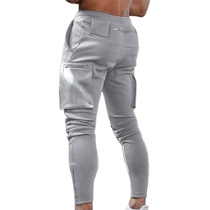Joggers d'entraînement décontractés à la mode pour hommes Pantalons de jogging de sport décontractés à taille élastique Hip Hop Streetwear - Product Image 5