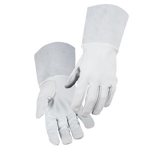 Guantes de soldadura TIG, ligeros y baratos, talla XL, anticortes y antideslizantes, hechos de material de cuero - Product Image 1