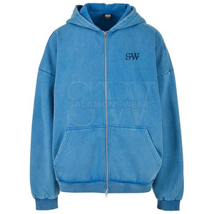 Sweat-shirts à capuche décontractés pour hommes, effet délavé, matière respirante, coupe ample, parfaits pour le quotidien et les activités sportives. - Product Image 3