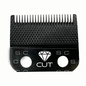 Kit de lames de coupe mobiles 2.0 de rechange, à coupe diamantée, pour tondeuse à cheveux, à dents peu profondes, en acier inoxydable, alimentation USB - Product Image 2