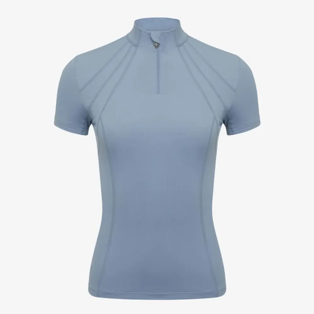 Reit hemd Reit bekleidung Sport Kurzarmhemd Base Layer Reit show Shirt für Damen