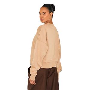 Sudadera de lana suave superventas para mujer, ropa de calle informal de manga larga, jersey de moda con logotipo y colores personalizados - Product Image 5