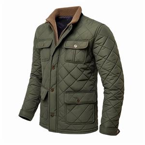 Veste polaire d'extérieur pour homme Vestes d'hiver chaudes coupe-vent multi-poches Mode pour homme - Product Image 1