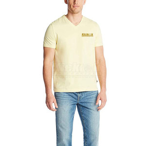 เสื้อยืดคอวีถักนิตติ้งสำหรับผู้ชาย ดีไซน์ทันสมัย สวมใส่สบาย ผลิตจากผ้าฝ้าย 100% แห้งเร็ว ระบายอากาศได้ดี น้ำหนักเบา เหมาะสำหรับใส่ในฤดูร้อน แฟชั่นสำหรับใส่ในชีวิตประจำวัน - Product Image 6