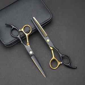 Tijeras para peluquero de nuevo diseño Popular, tijeras de peluquería 2025, juego de tijeras de acero inoxidable para salón de peluquería - Product Image 5