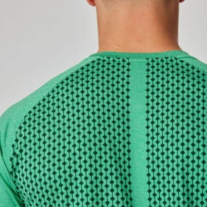 Camiseta deportiva de algodón 100% de alta calidad para hombre, cómoda y transpirable para entrenamientos de gimnasio y actividades para correr al aire libre - Product Image 3