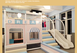 Aire de jeux intérieure souple <span class=keywords><strong>avec</strong></span> <span class=keywords><strong>toboggan</strong></span> et <span class=keywords><strong>piscine</strong></span> à balles, <span class=keywords><strong>piscine</strong></span> à balles, <span class=keywords><strong>toboggan</strong></span> en plastique intérieur, jeux de rôle, grossiste et fabricant - Product Image 5