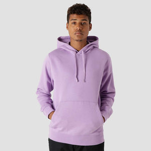 Pull-over à capuche de luxe brodé de qualité en coton épais surdimensionné pour hommes, vente en gros - Product Image 1