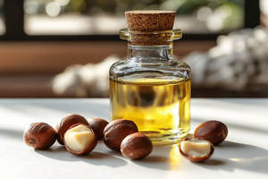 Aceite portador de Macadamia pura 100% Aceite portador de Macadamia a granel al por mayor Aceite portador de Macadamia natural y puro - Product Image 3