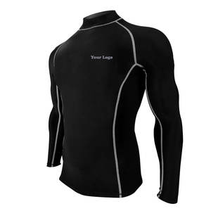 Diseño personalizado Ropa de entrenamiento Hombres Rash Guard Etiqueta privada Hombres Rash Guard En stock Hombres Rash Guard - Product Image 3