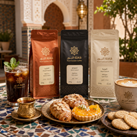 AT PACK USA en Stock, Paquete de 10 Bolsas para Granos de Café de 8oz/12oz/16oz, Personalizables, con Válvula de Desgasificación, Material MOPP/VMPET/PE, Muestras Gratis
