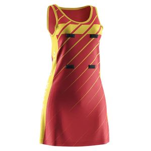 Uniforme de Netball para Mujer con Estampado por Sublimación, Diseño de Vestido de Netball Personalizado con Nombre de Jugador y Nombre de Equipo, Ligero - Product Image 3
