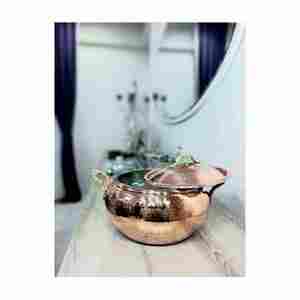 High in Demand with Reasonable Price Serving Spoons For Chafing Dishes Manufacturer From India <b>Utensils</b> Safe <b>Copper</b> Serving Pot - Product Image 1