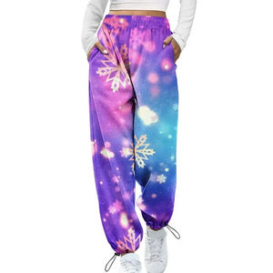 Pantalones de secado rápido para mujer, pantalones para correr, pantalones y Pantalones de mujer con estampado de sublimación de talla grande - Product Image 1