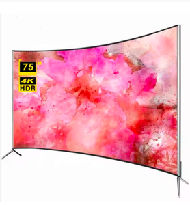 Téléviseur intelligent incurvé 75 pouces 4K Ultra HD LED avec Android intégré, haut-parleur et mode jeu - HDTV - Product Image 1