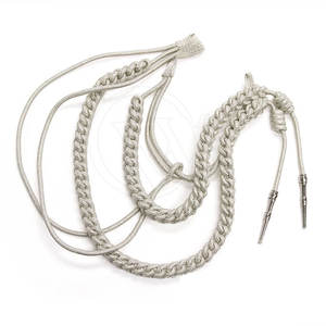Ceremonial Aiguillette Gold Wire Cord Bullion Wire Shoulders Cordones para uniformes ceremoniales - Product Image 2