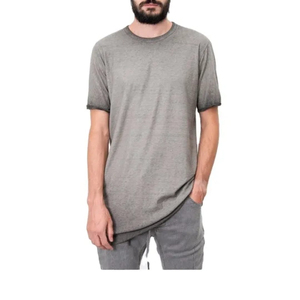 100% coton microfibre ajusté à manches courtes hommes imprimé T-shirts Logo vierge marque personnalisée couleur unie hommes Sport t-shirt - Product Image 2