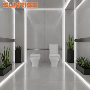 Inodoro <span class=keywords><strong>de</strong></span> Cerámica con Descarga Tornado <span class=keywords><strong>de</strong></span> Ahorro <span class=keywords><strong>de</strong></span> Agua, Diseño Europeo, Compatible con OEM y ODM, Certificado CE y UPC, Fábrica con Certificación ISO 9001 - Product Image 6