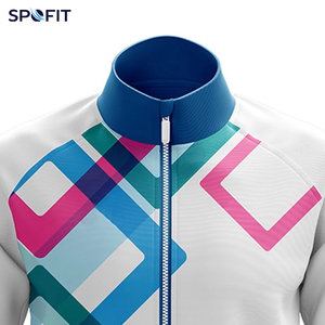 เสื้อแจ็คเก็ตฟุตบอลน้ำหนักเบาแบบซับลิเมชั่นสำหรับผู้ชาย เสื้อแจ็คเก็ตซับลิเมชั่นสำหรับเล่นกีฬา เสื้อแจ็คเก็ตคลับกีฬากลางแจ้งสำหรับอุ่นเครื่อง - Product Image 4