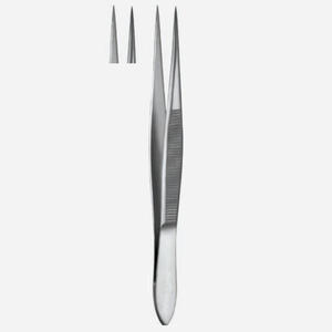 Vente en gros de pinces à échardes mâchoires lisses Pince chirurgicale de style pince à épiler Instruments médicaux en acier inoxydable pour usage clinique - Product Image 1