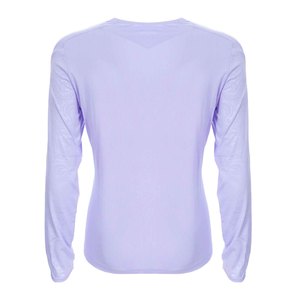 Maillot de football à manches longues pour homme, col rond, violet et noir, imprimé en V, anti-humidité, ajusté, vêtements de sport toutes saisons - Product Image 2