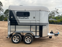 Remorque équine en aluminium Icon 2 Horse Straight Load 2950 kg 2HSL-S RN Tailles 5ft/14ft/16FT/20FT