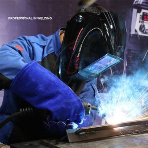 Gants de soudage personnalisables Meulage Soudage Travail Sécurité Protection isolation thermique gants en cuir de vache fendu du pakistan - Product Image 6