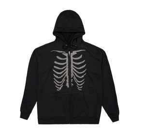 Nouveau sweat à capuche zippé de créateur avec strass et logo personnalisé vierge de haute qualité 100% coton France Terry sweat à capuche zippé pour hommes - Product Image 6