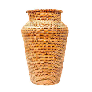 Vase en rotin de haute qualité Vase artisanal léger et durable pour arrangements floraux-LOTUS BLEU du Vietnam - Product Image 5