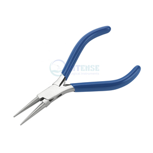OEM Custom Logo 130mm Nose Pliers Glitter Line Pink Grip Jewelry <b>Making</b> Tools Stainless Steel <b>Beading</b> DIY Craft Wholesale for - Product Image 5