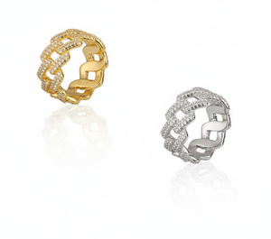 Anillo de Lujo con Incrustaciones de Moissanita, Estilo Hip Hop, Chapado en Plata S925, Engaste de Puntas, Certificado IGI, para Hombre y Mujer - Product Image 3