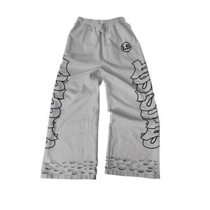 Custom 100% Cotton Sweat Pants Y2k Patch Embroidery Wide Legged Oversized <b>Men</b> <b>Baggy</b> Sweat pant - Product Image 3