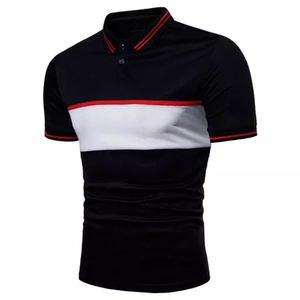 Nouveau blanc respirant populaire pour hommes pour polo motif anti et solide logo personnalisé en gros - Product Image 5