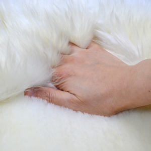 Housse de siège de voiture en fourrure moelleuse, peau de mouton de Nouvelle-Zélande, laine d'agneau, fourrure animale originale, coussins de siège de voiture - Product Image 6