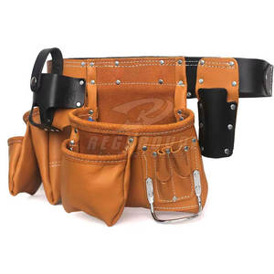 Pochette à outils de menuisier professionnel avec poches à accès rapide pour vis à clous et petite pochette à outils - Product Image 5