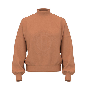Women <b>Mock</b> <b>Neck</b> Sweatshirt Warm Cotton Pullover <b>Top</b> For Women Winter Casual Wear Daily Use Women <b>Mock</b> <b>Neck</b> Sweatshirt - Product Image 2