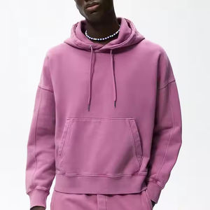 Sudadera con Capucha para Hombre, Personalizable con Logotipo, Hombros Caídos, Talla Grande, 100% Algodón, Sudadera Gruesa con Capucha para Hombre - Product Image 6