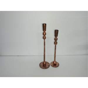 Industrial Vintage Forged Iron <b>Candle</b> <b>Holder</b> Copper Decorative Candlestick Home Decor Supplies for Wedding Events & Restaurant - Product Image 2