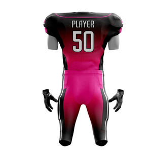 Dernier modèle de vêtements de sport d'extérieur de haute qualité, taille personnalisée, manches courtes, uniforme de football américain - Product Image 3