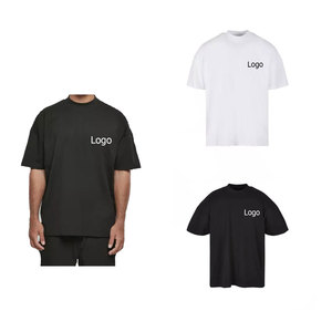 Compre ropa a granel de alta calidad al por mayor, camiseta de manga corta con logotipo personalizado de color liso para hombres y mujeres, camisetas - Product Image 4