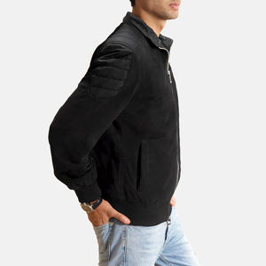 Chaqueta de cuero personalizada para hombre 2025 prendas de vestir exteriores de cuero genuino de calidad superior OEM clásico motorista moda Streetwear a granel al por mayor - Product Image 2