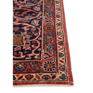 Tapis en laine noué à la main Aalam, motif médaillon rouge-orange, kilim abstrait fait main pour la maison, 9x12 rectangulaire, idéal pour adolescents, entrée et couloir - Product Image 4