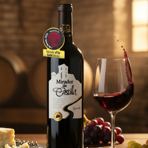 Rượu vang đỏ khô Mirador De Castilla, 100% Syrah, 13-13,5% Vol, loại cao cấp, 0,75L, từ Castilla La Mancha. - Product Image 1