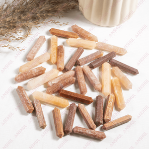 Puntas de Lápiz Dobles de Aventurina Naranja de Alta Calidad para Decoración y Regalos - Product Image 5